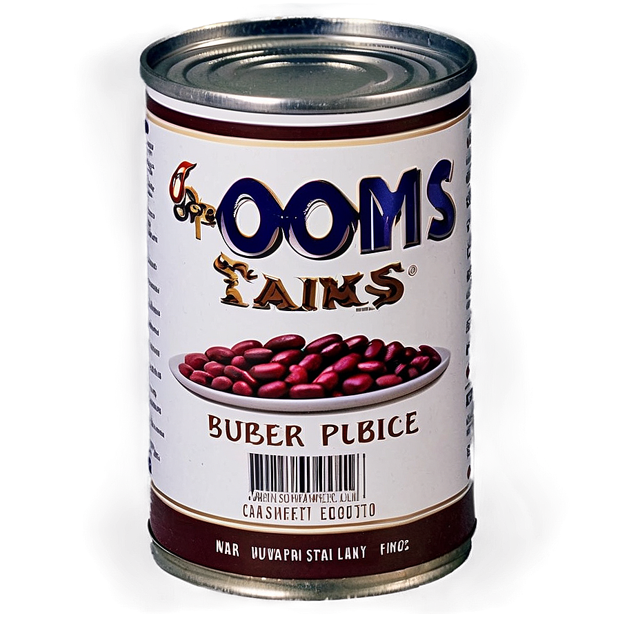 Red Beans Can Png Obf PNG Image