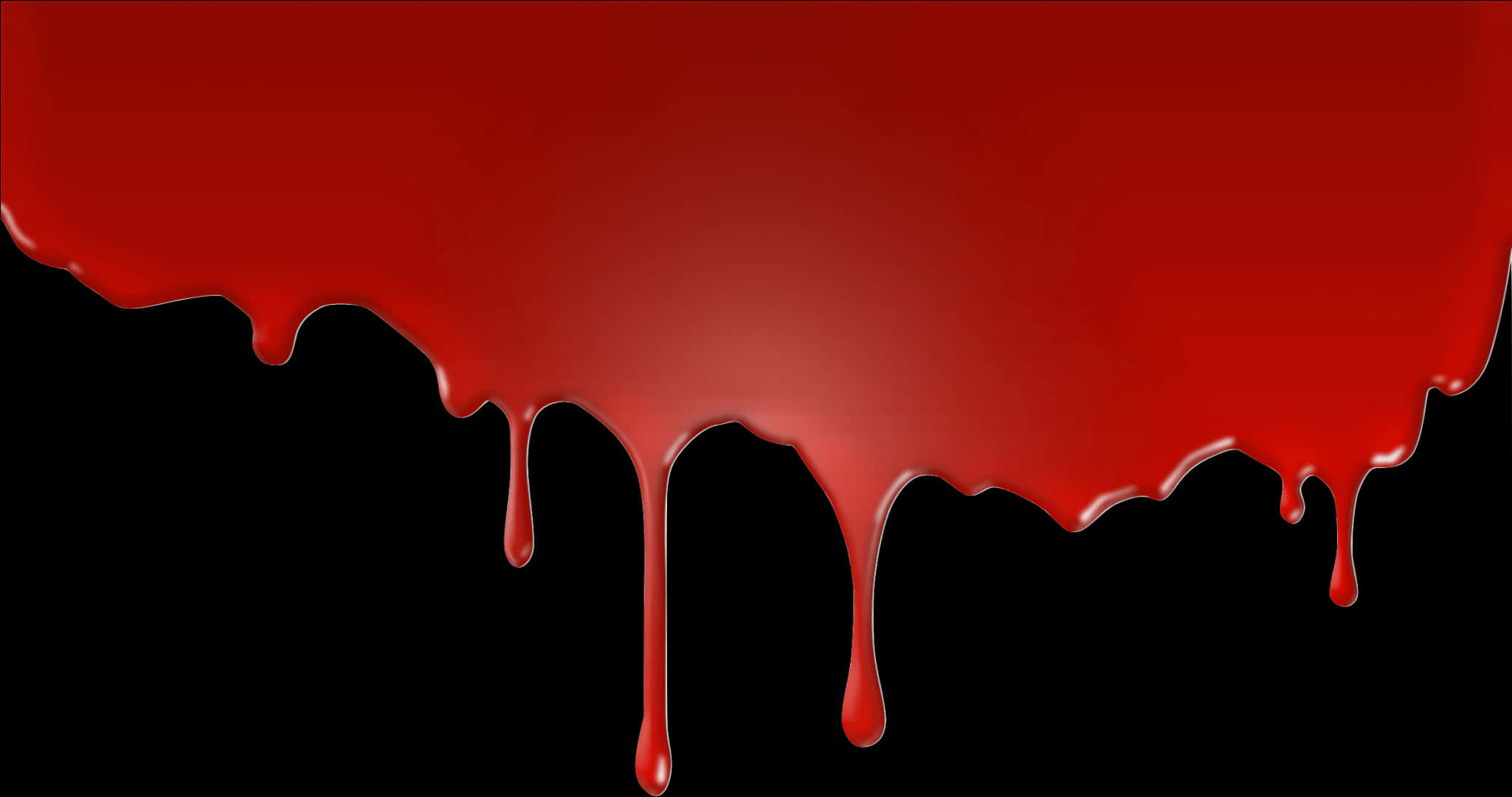 Red Blood Dripping Graphic PNG Image