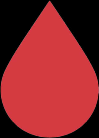 Red Blood Drop Graphic PNG Image