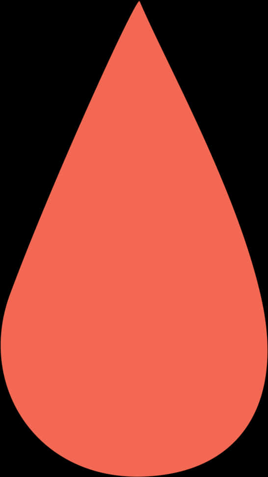 Red Blood Drop Graphic PNG Image