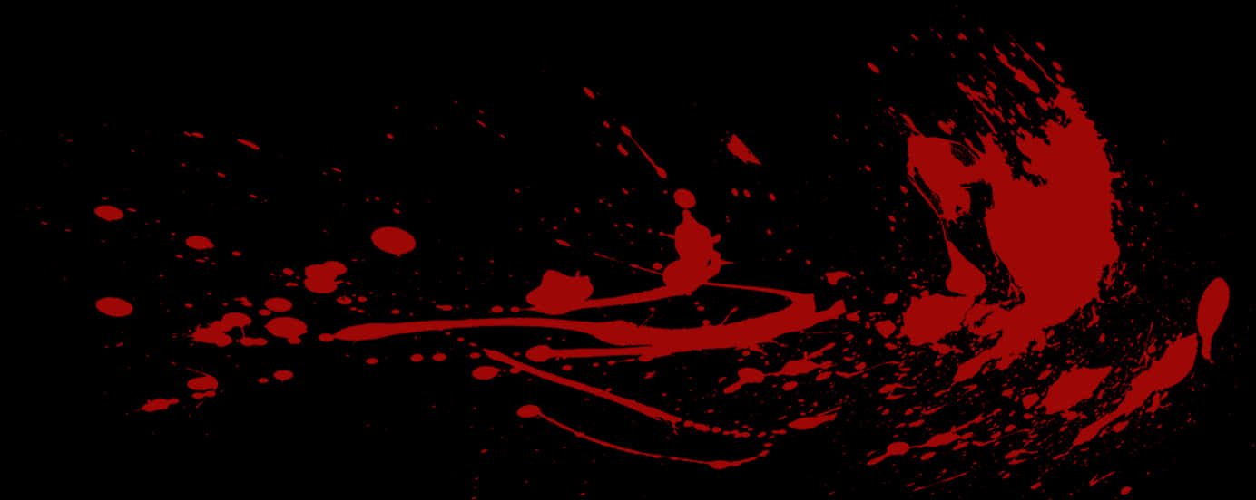 Red Blood Splatter Background PNG Image