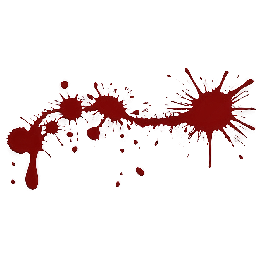 Red Blood Splatter Png 06122024 PNG Image