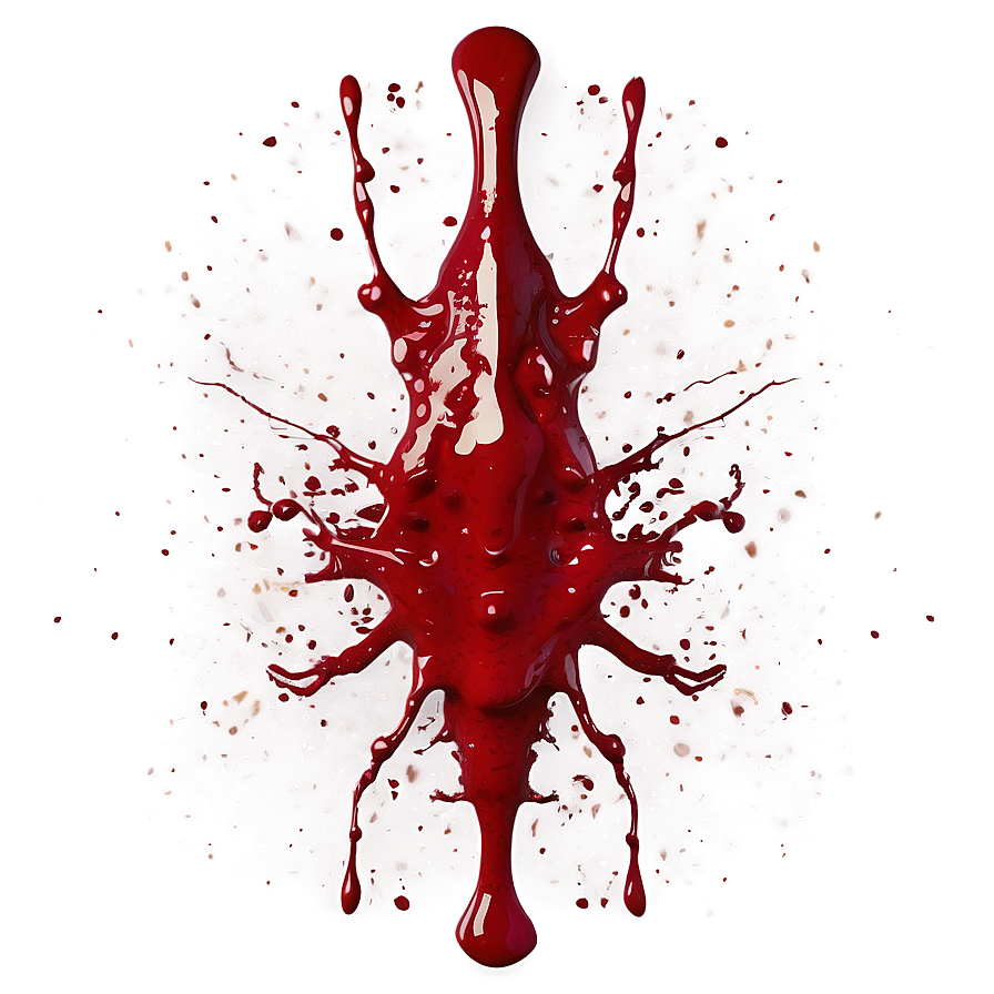 Red Blood Splatter Png Muj10 PNG Image