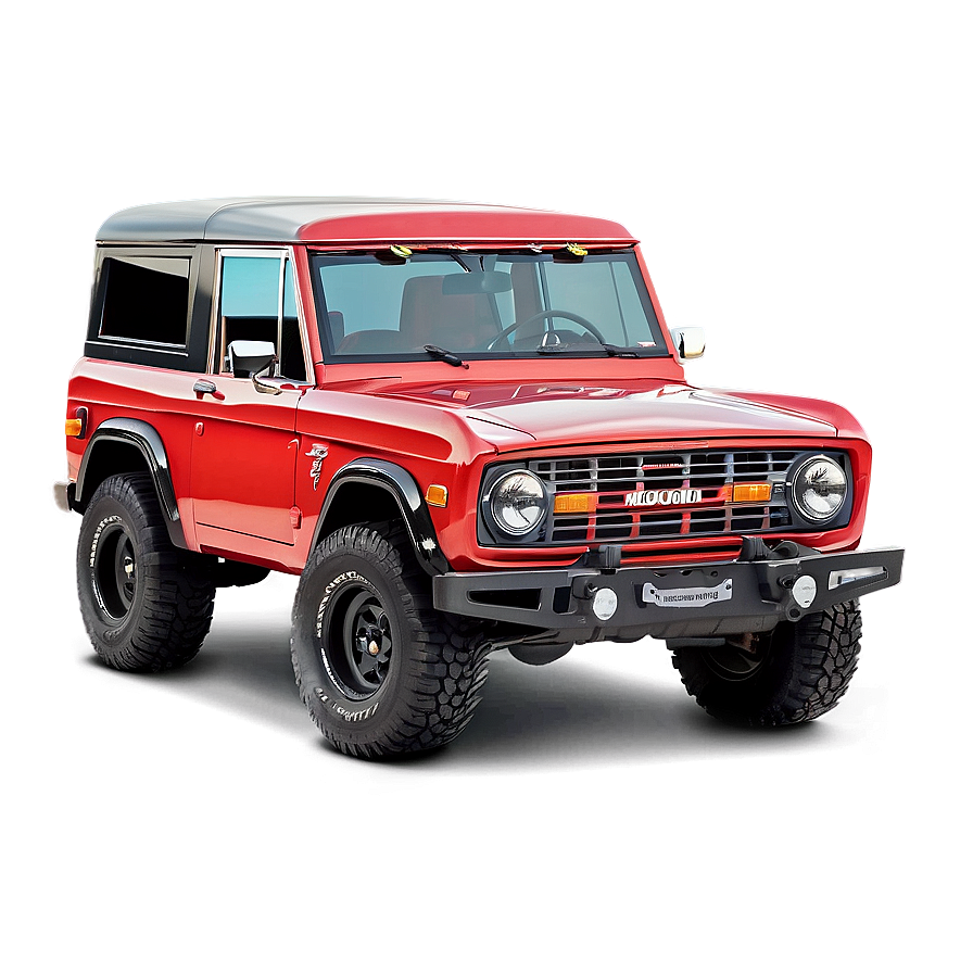 Red Bronco Png Nha21 PNG Image