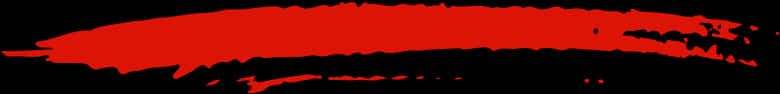 Red Brush Strokeon Black Background PNG Image