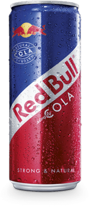 Red Bull Cola Can Condensation PNG Image