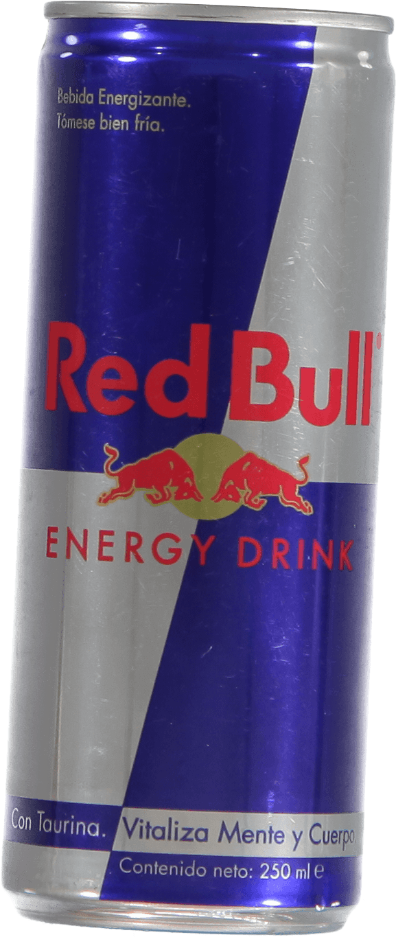 Red Bull Energy Drink Can250ml Spanish Label PNG Image