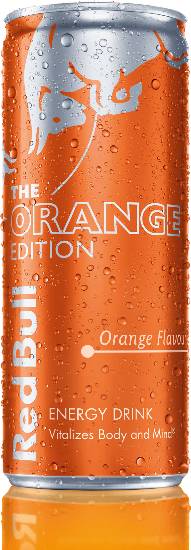 Red Bull Orange Edition Can PNG Image