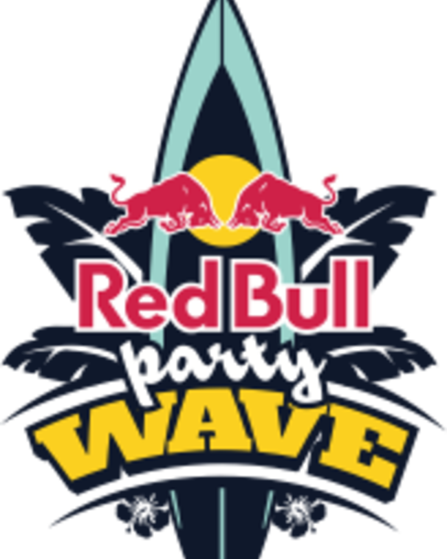 Red Bull Party Wave Logo PNG Image