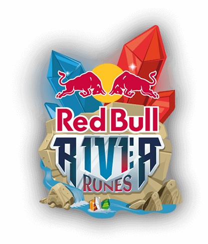 Red Bull R1v1r Runes Logo PNG Image