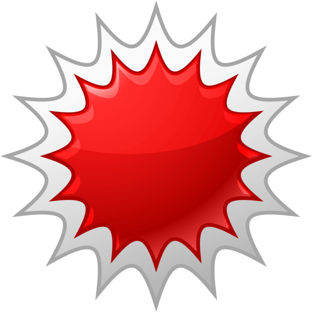 Red Burst Special Offer Icon PNG Image