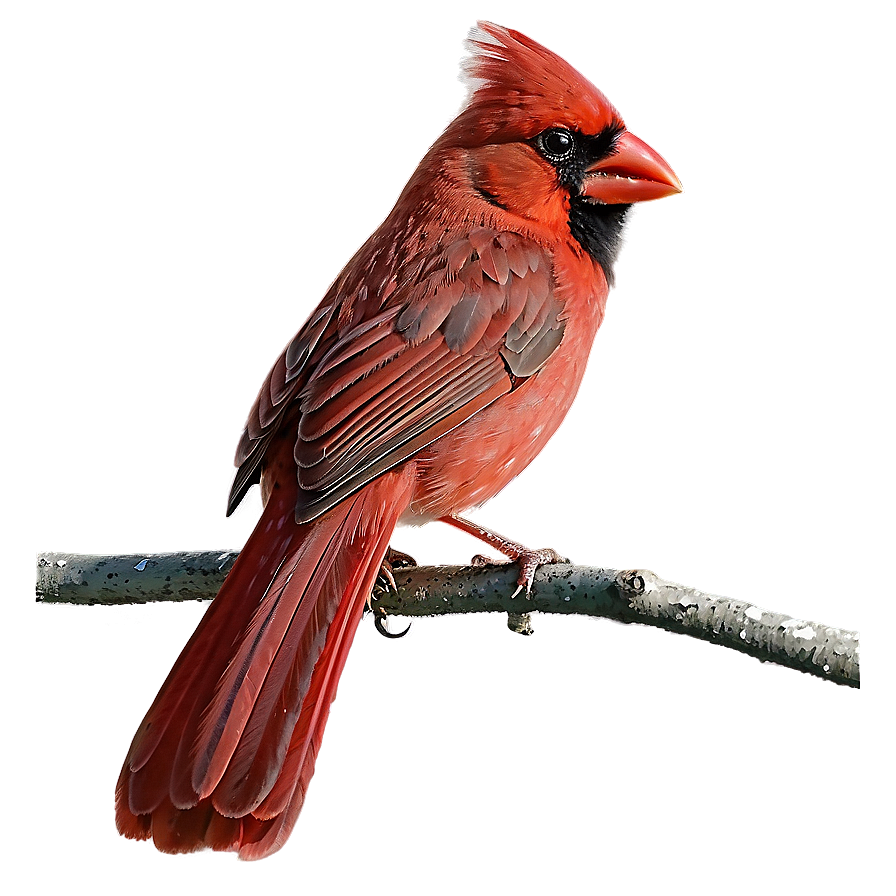 Red Cardinal Art Png Rhq PNG Image