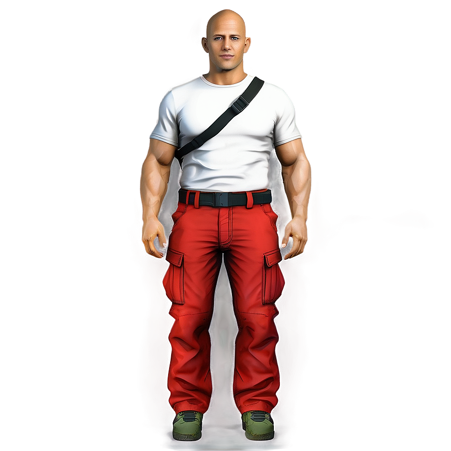 Red Cargo Pants Png Fpd39 PNG Image