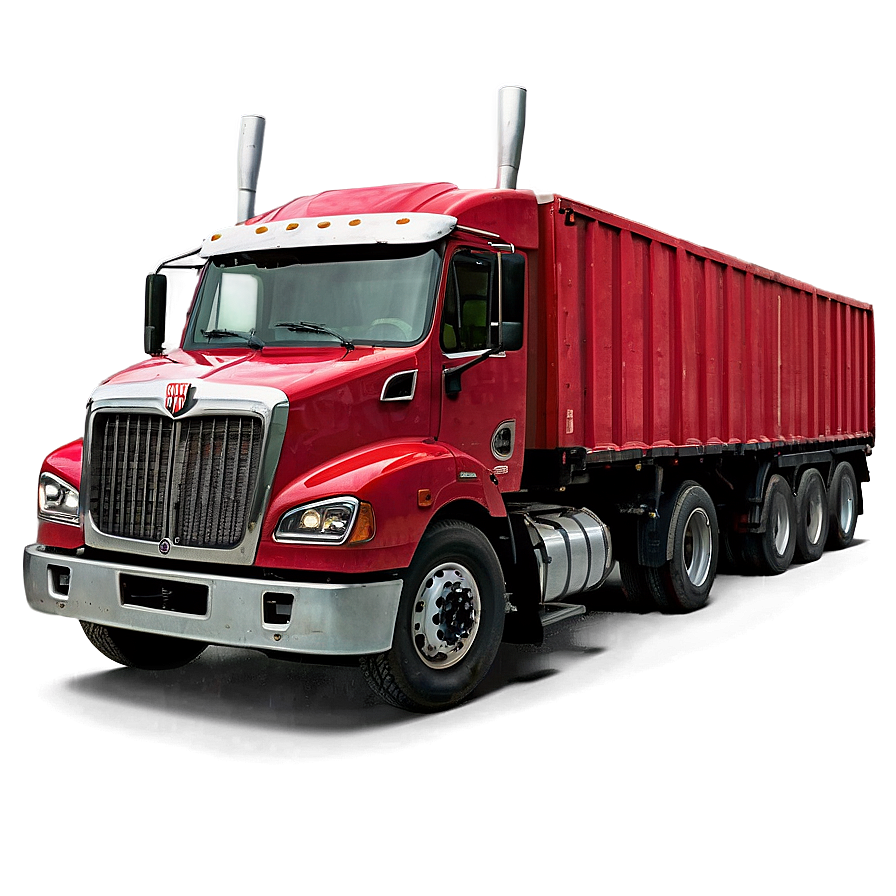 Red Cargo Truck Png 48 PNG Image