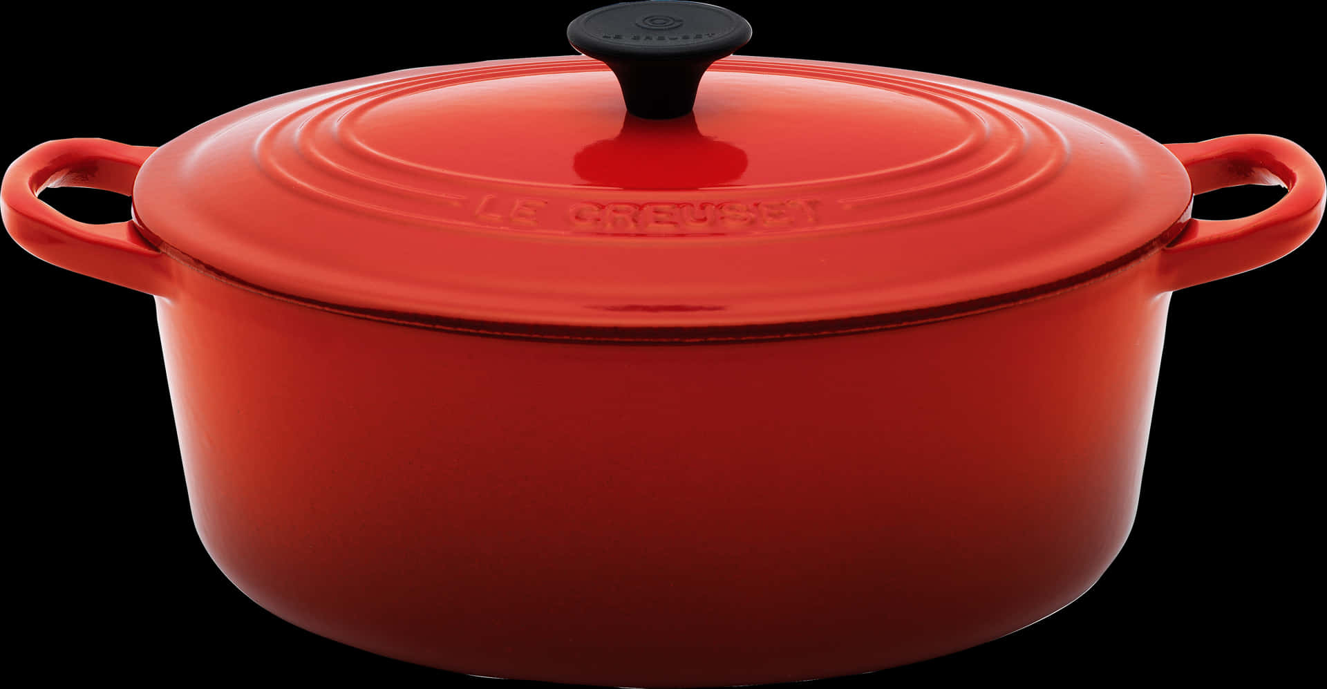 Red Cast Iron Dutch Oven Le Creuset PNG Image