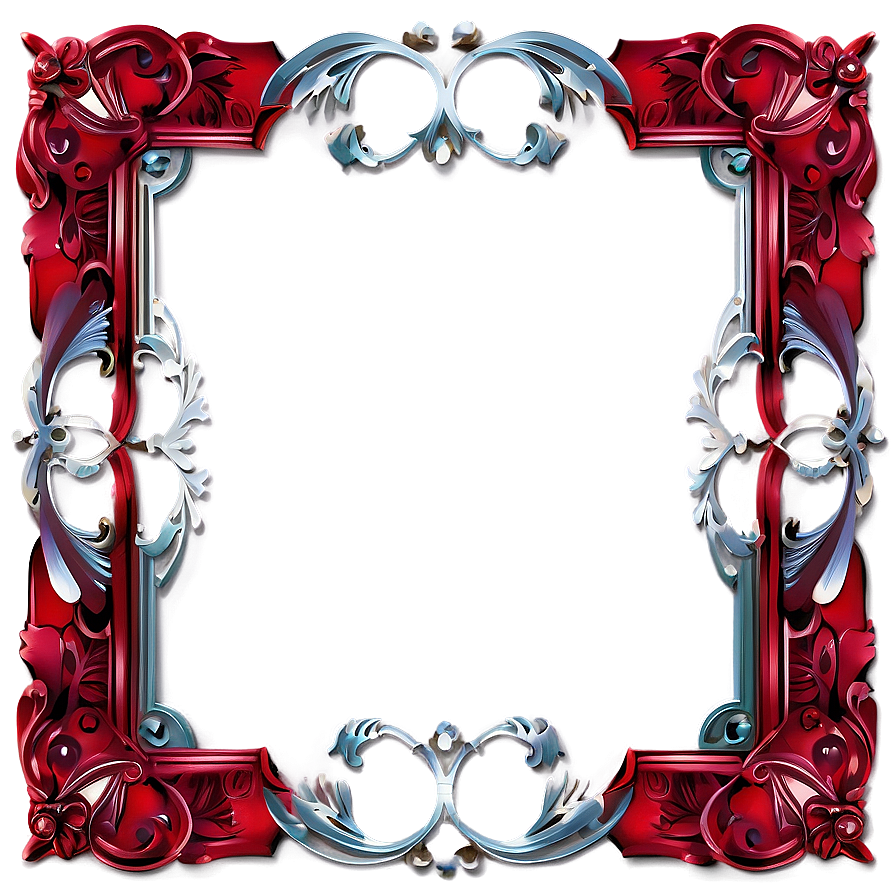 Red Certificate Frame Png 51 PNG Image