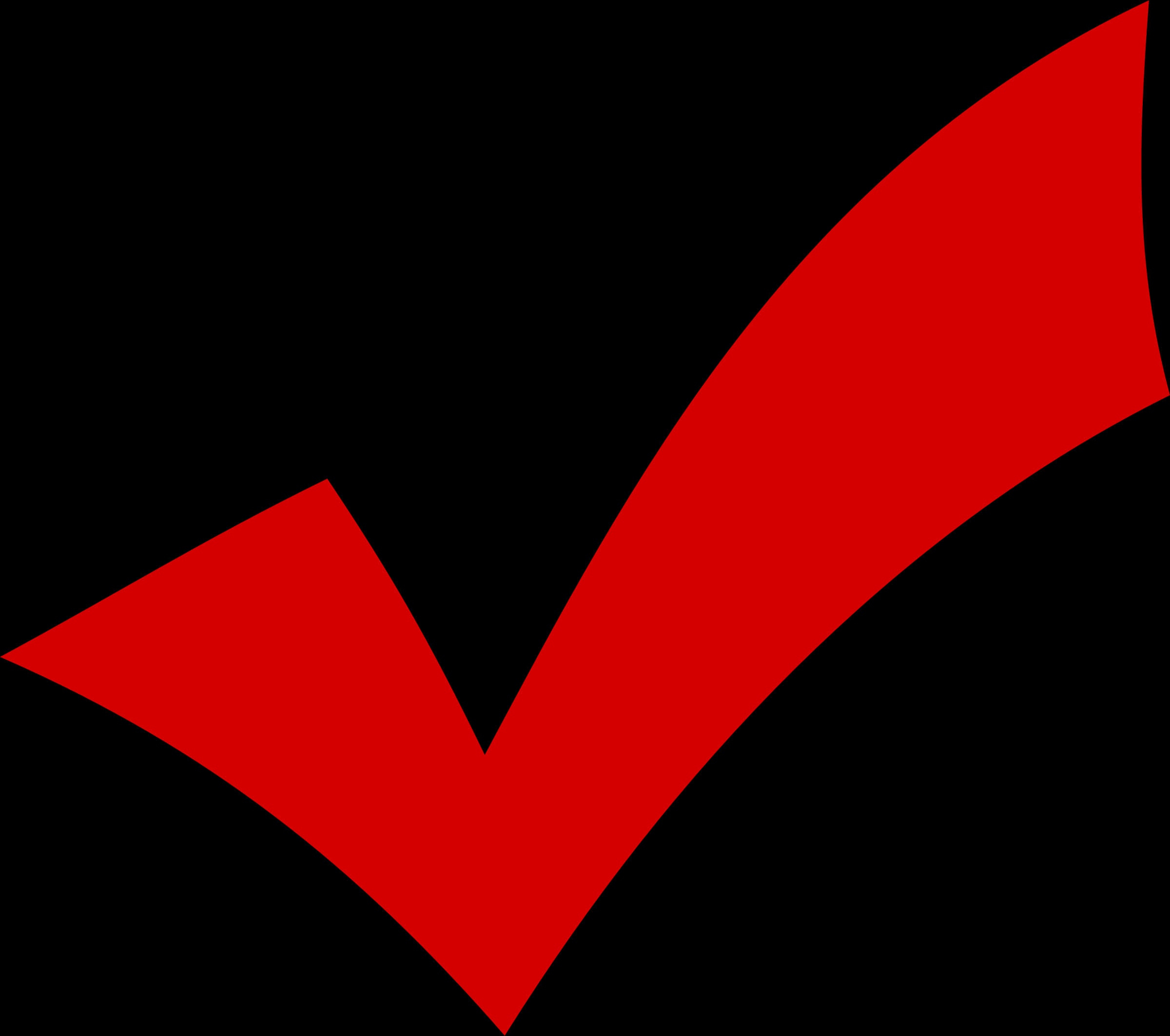 Red Checkmark Graphic PNG Image