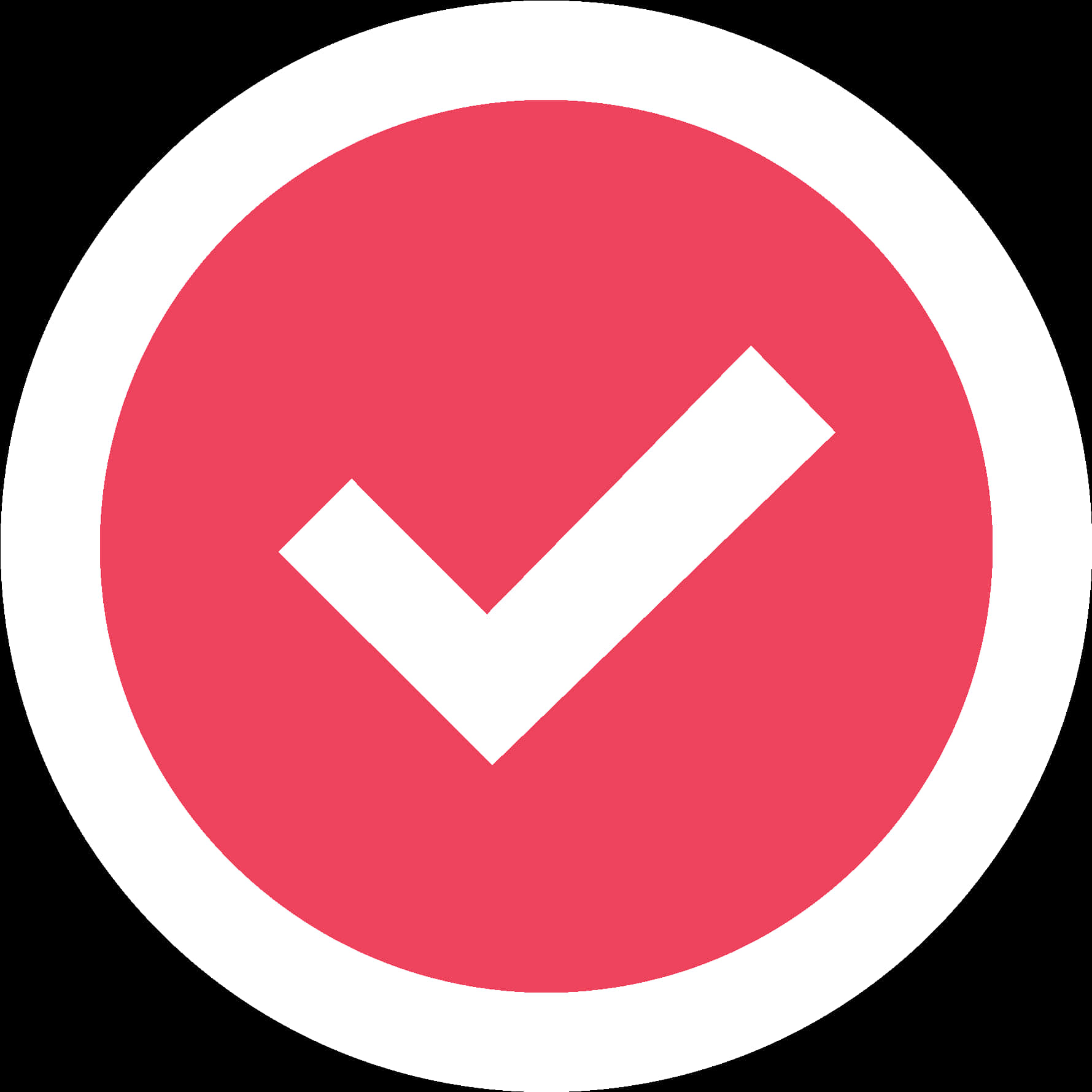 Red Checkmark Icon PNG Image