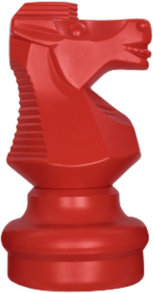 Red Chess Knight Piece PNG Image