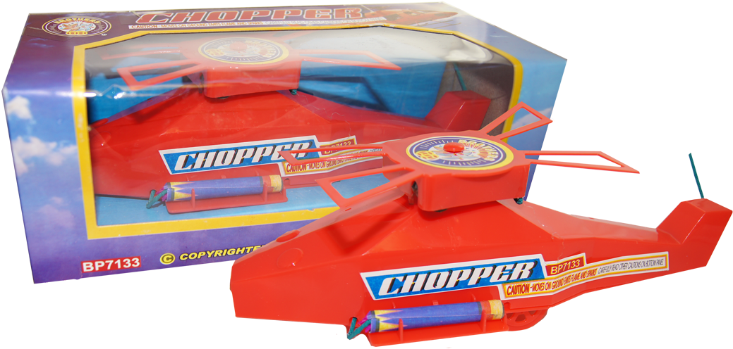 Red Chopper Toyin Packaging PNG Image