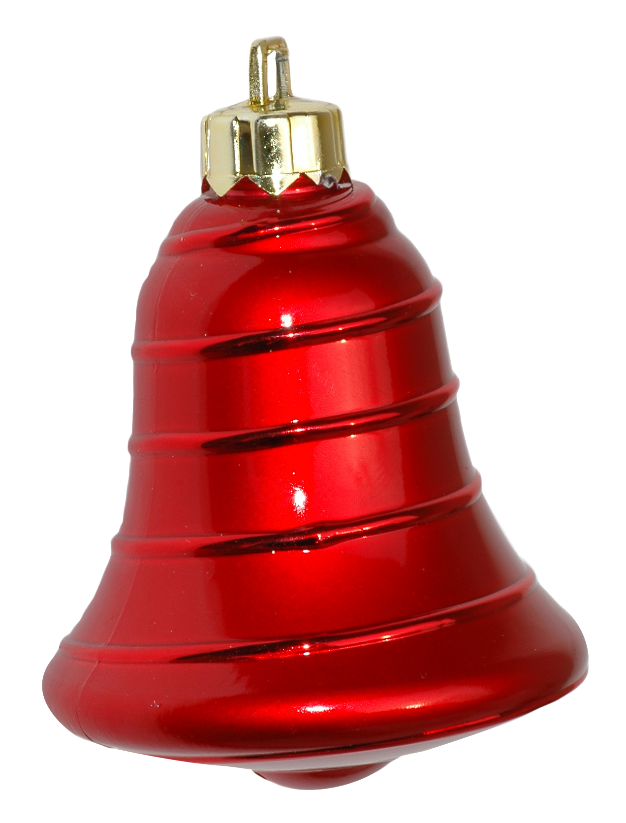 Red Christmas Bell Ornament.png PNG Image