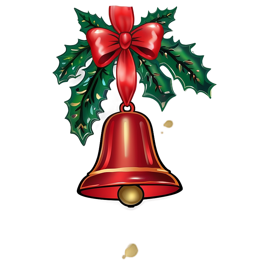 Red Christmas Bell Png Ubp45 PNG Image