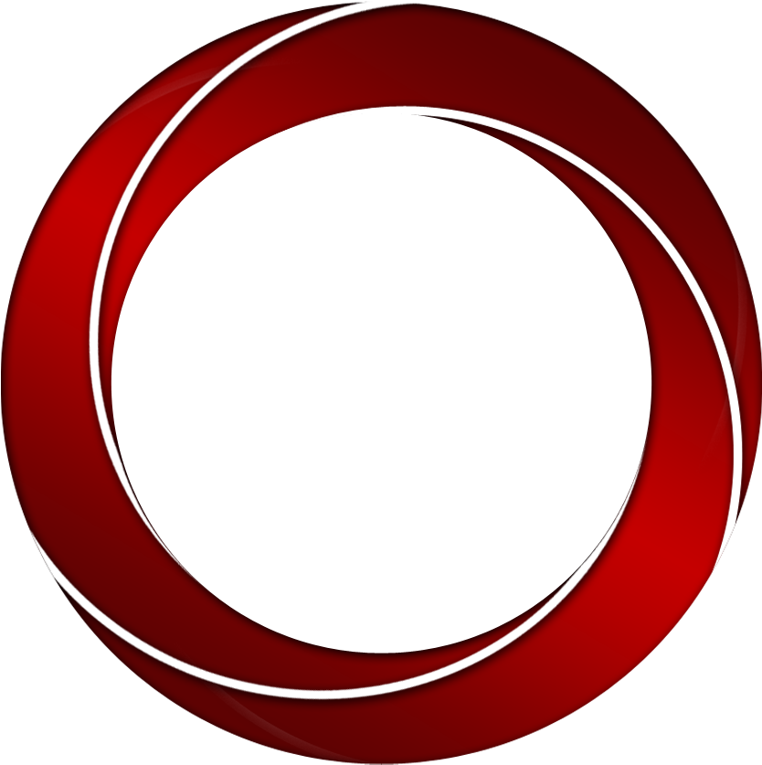 Red Circle Logo Design PNG Image