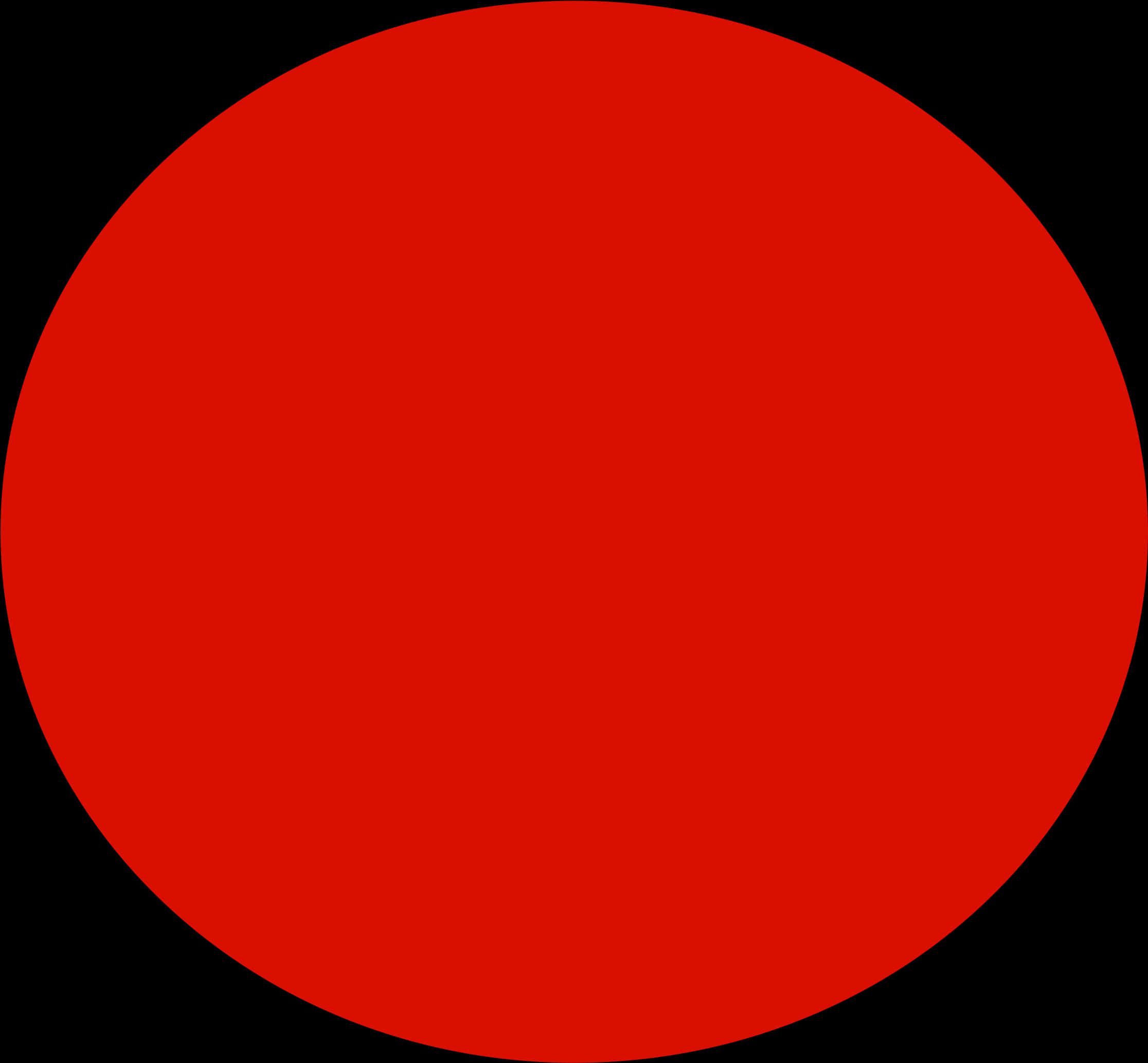 Red Circle Vector Graphic PNG Image