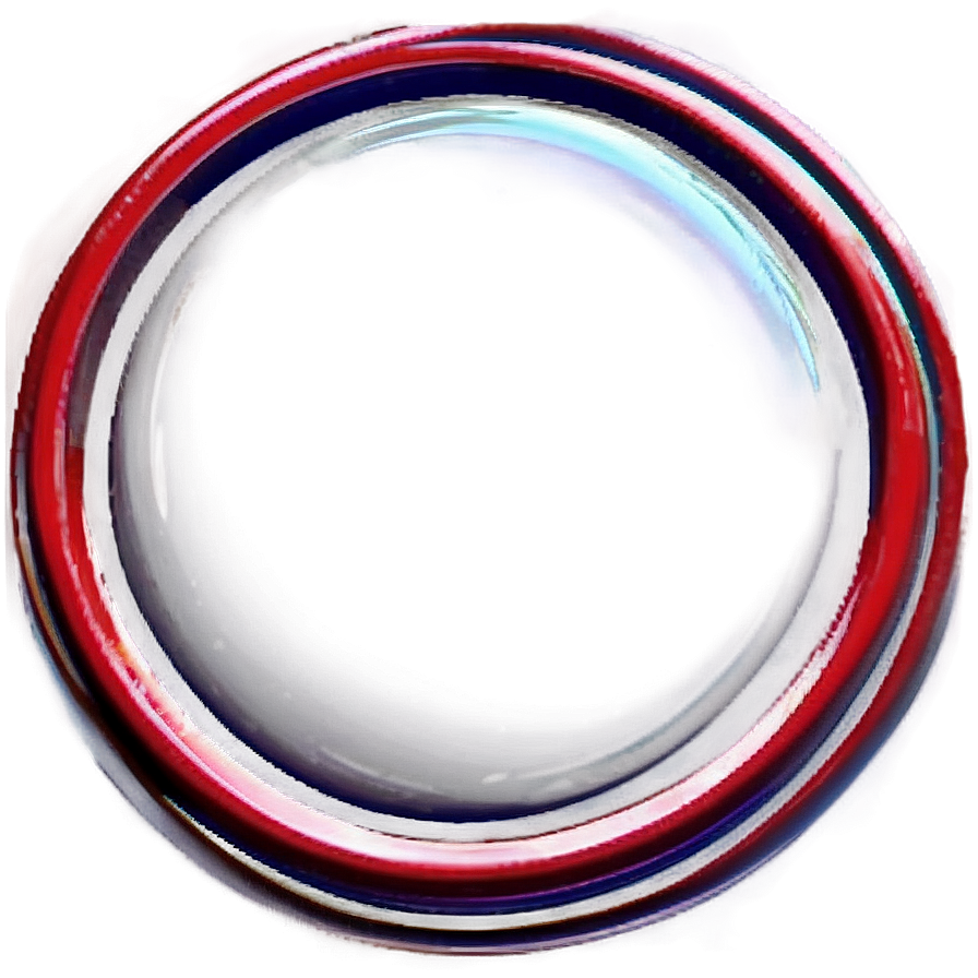 Red Circle With Border Png Bxf52 PNG Image