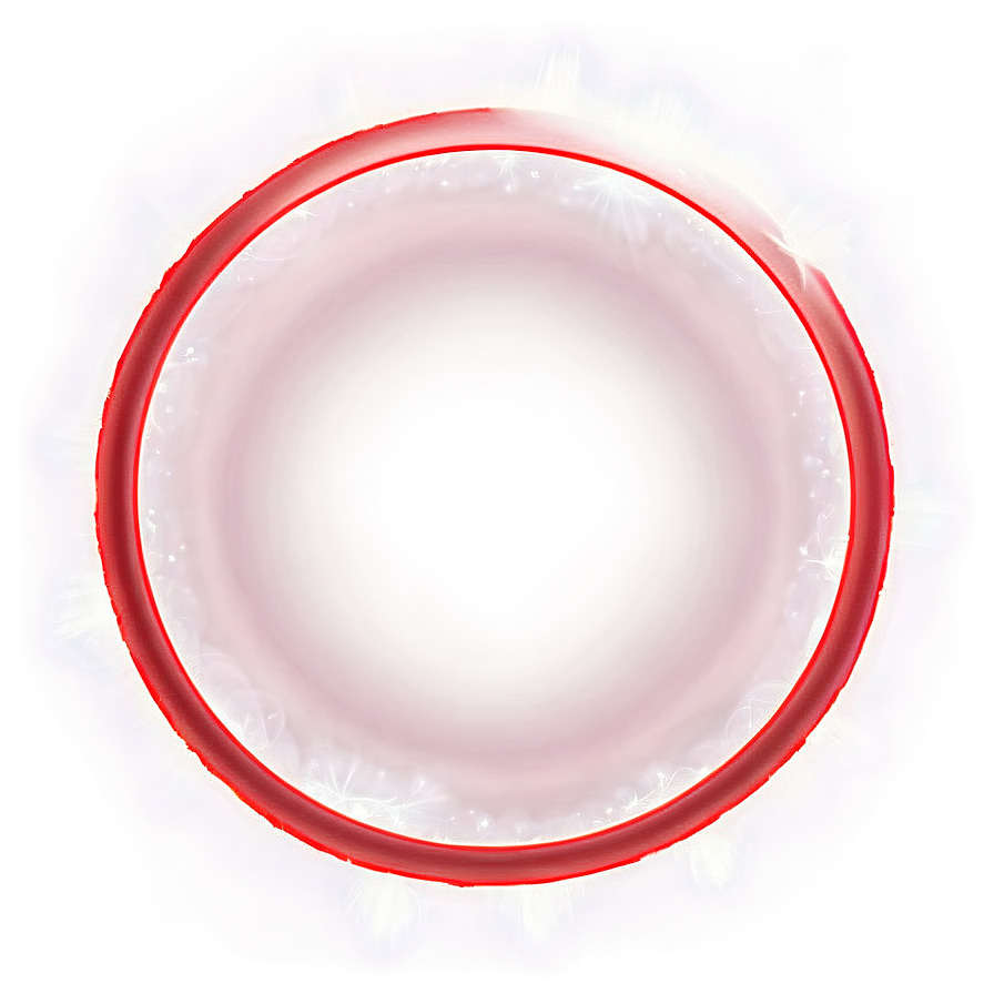 Red Circle With Light Effect Png 89 PNG Image