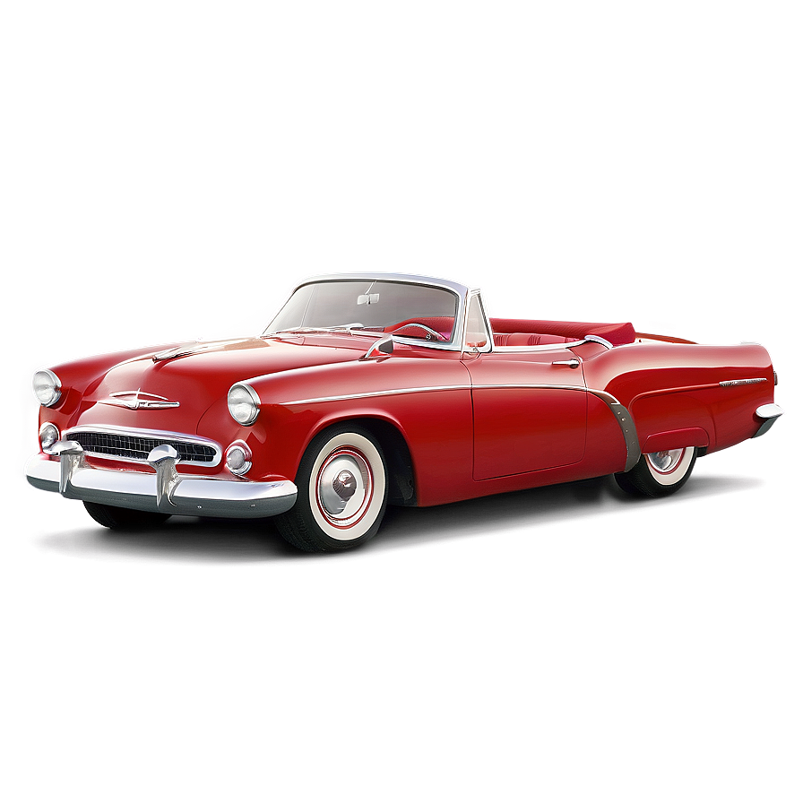 Red Classic Convertible Png 9 PNG Image