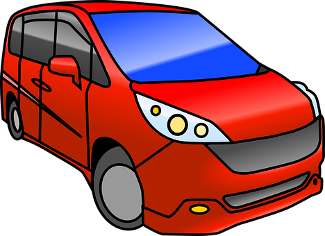 Red Compact Car Illustration.jpg PNG Image