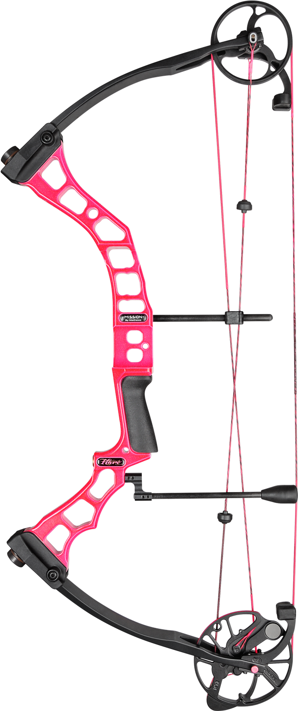 Red Compound Bow PNG Image