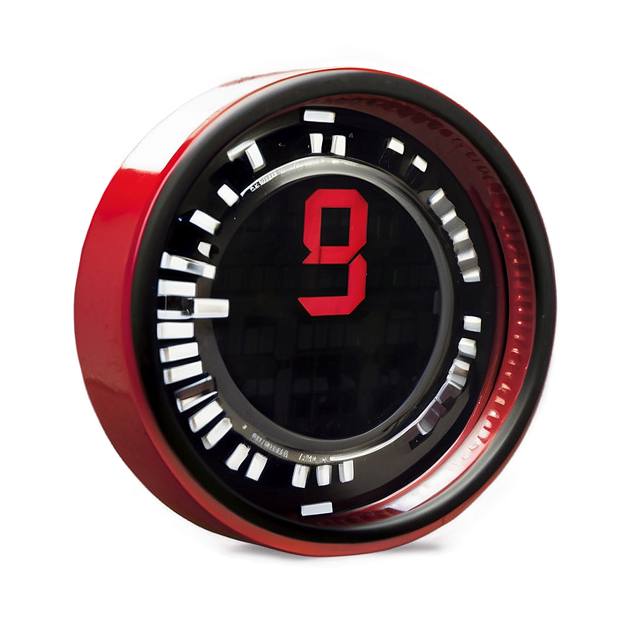 Red Countdown Timer Png Qso42 PNG Image