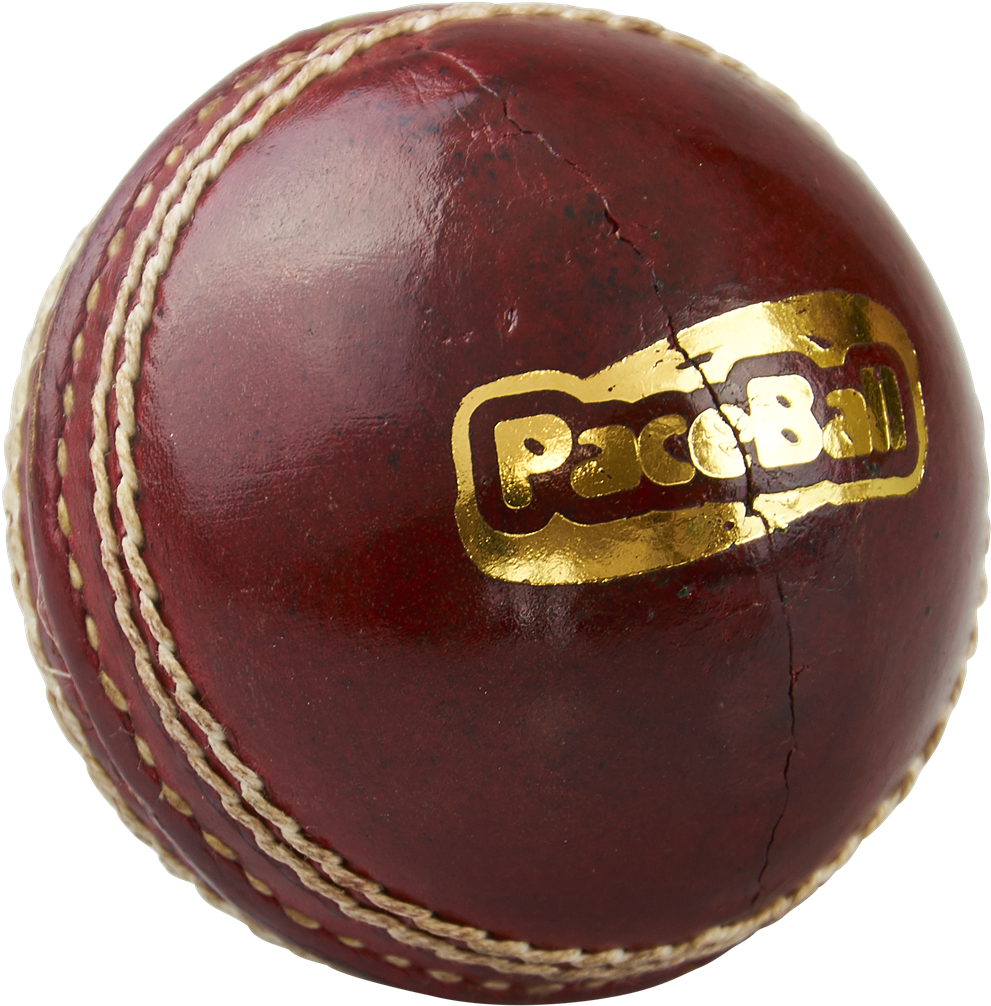 Red Cricket Ballwith Logo PNG Image