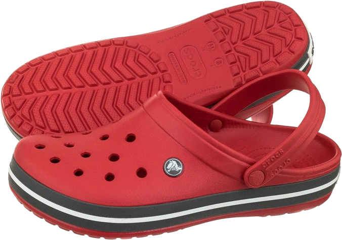 Red Crocs Clogs Product Photo PNG Image