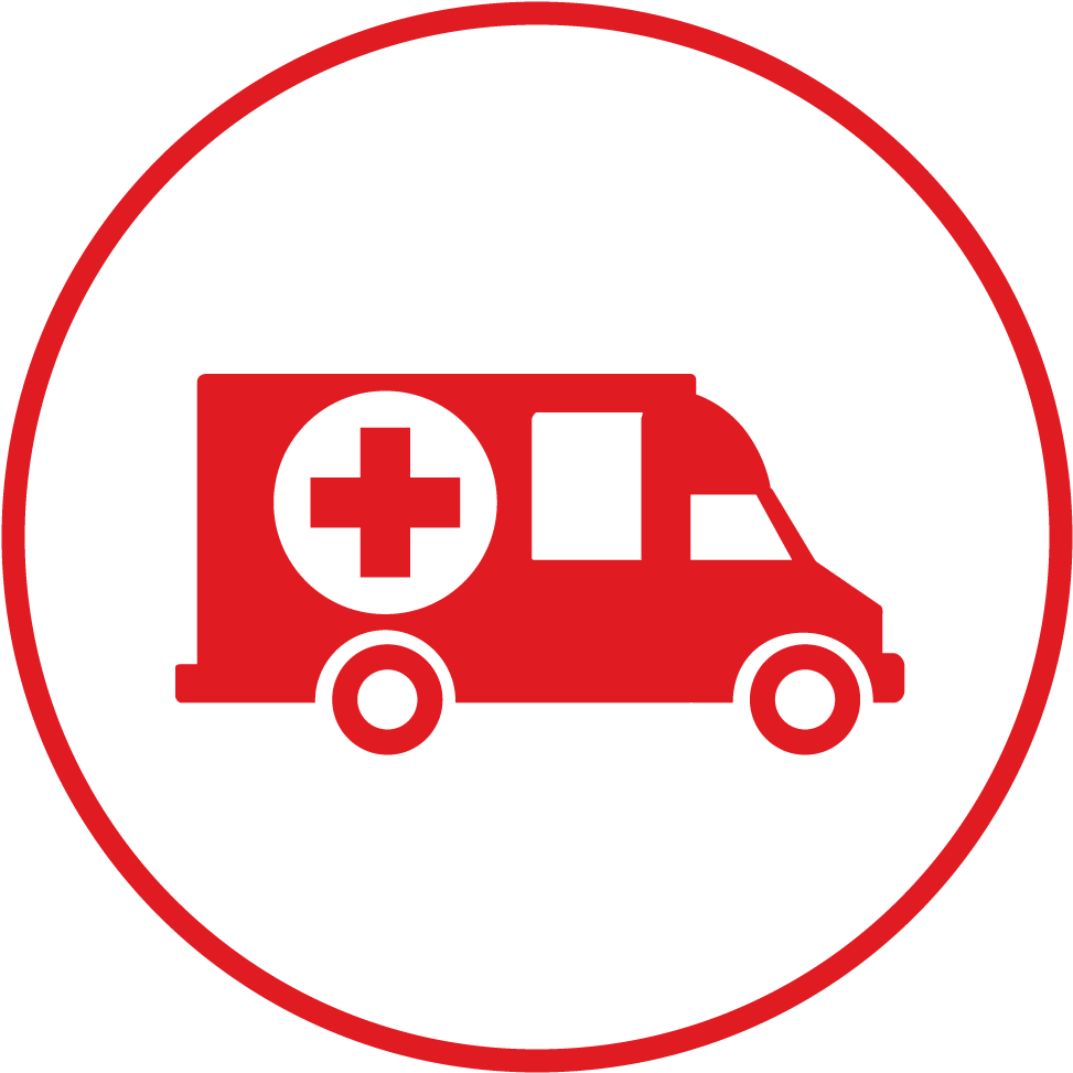 Red Cross Ambulance Icon PNG Image