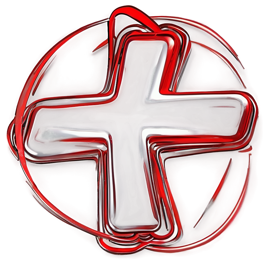 Red Cross Watermark Png 41 PNG Image