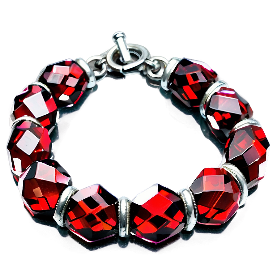 Red Crystal Bracelet Png 58 PNG Image