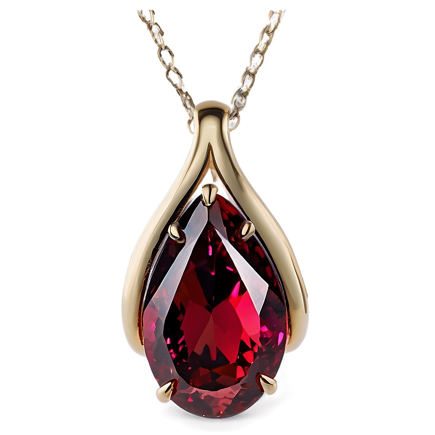 Red Crystal Pendant Png 76 PNG Image