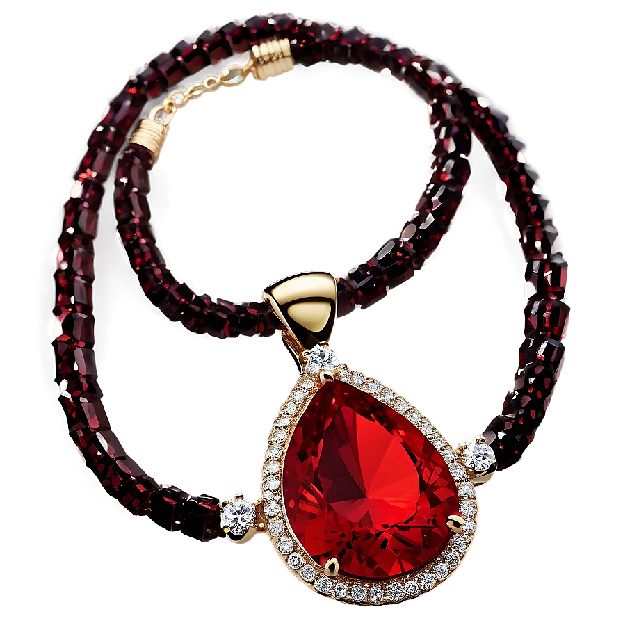 Red Crystal Pendant Png 78 PNG Image