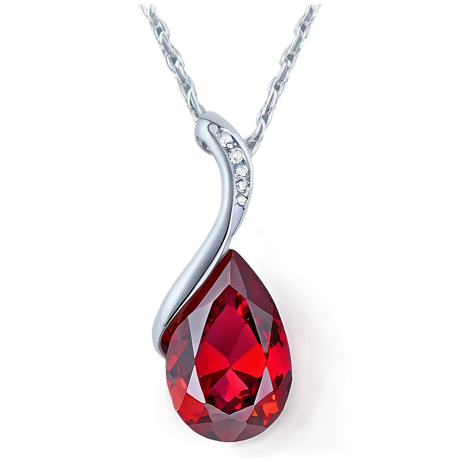 Red Crystal Pendant Png Jjs83 PNG Image