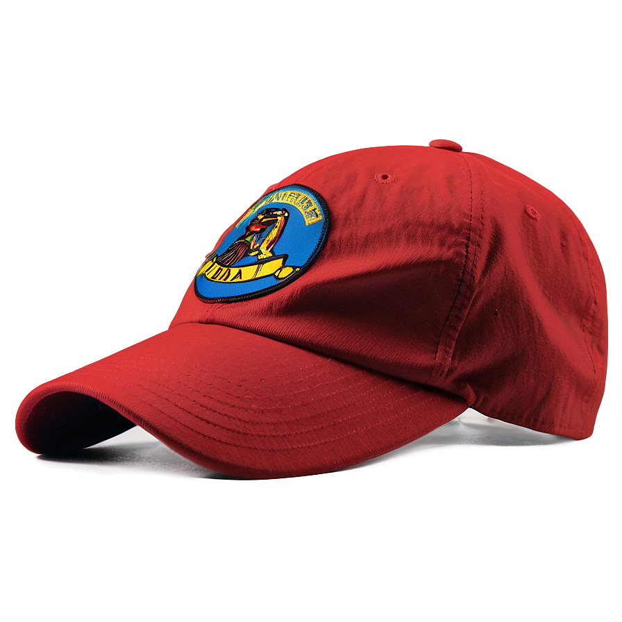 Red Dad Cap Look Png Dqm49 PNG Image