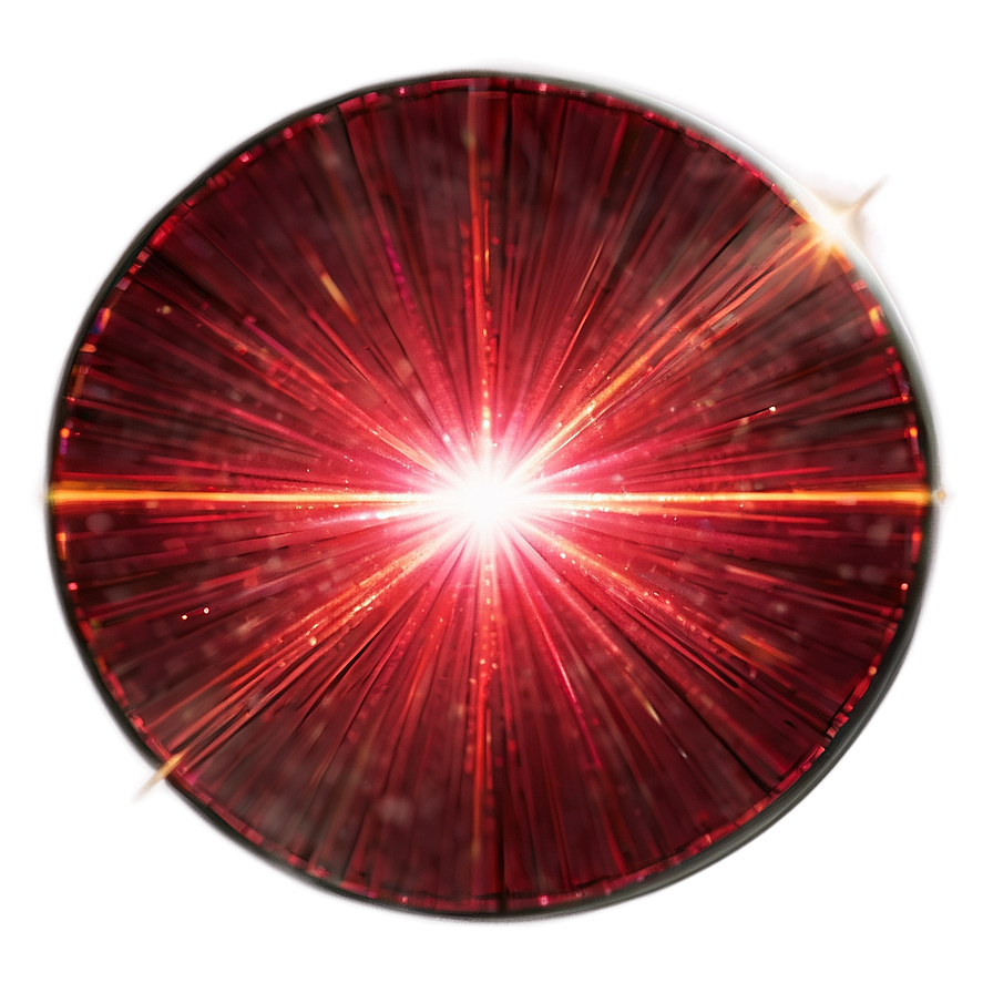 Red Dazzling Lens Flare Png Upm17 PNG Image