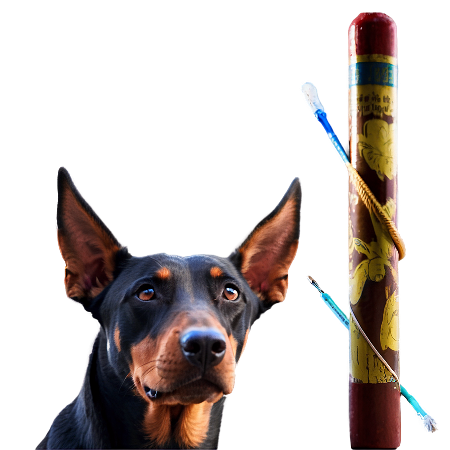 Red Doberman Png 06252024 PNG Image