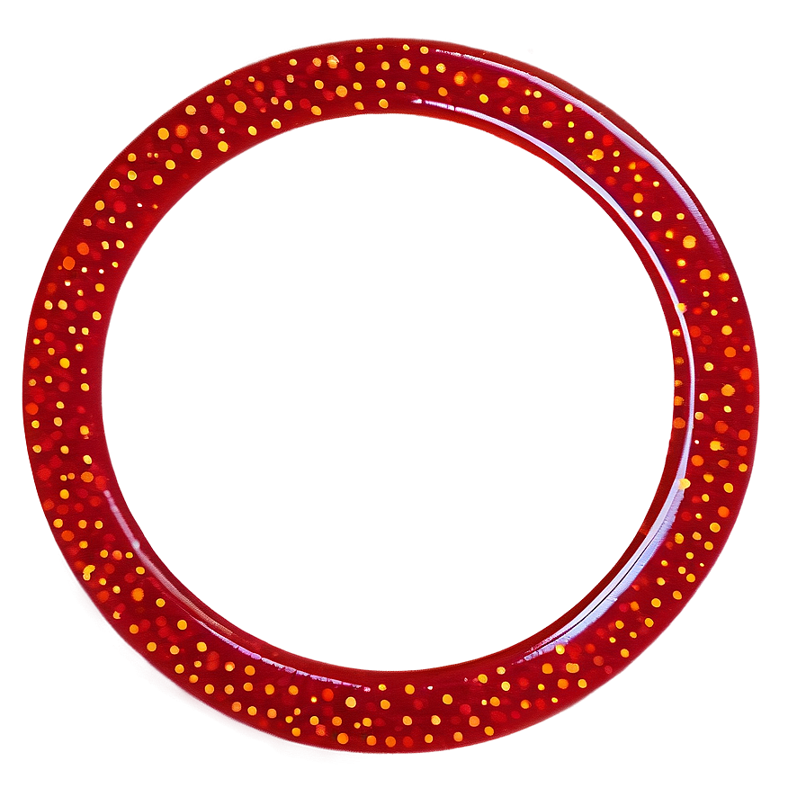 Red Dotted Circle Png 6 PNG Image