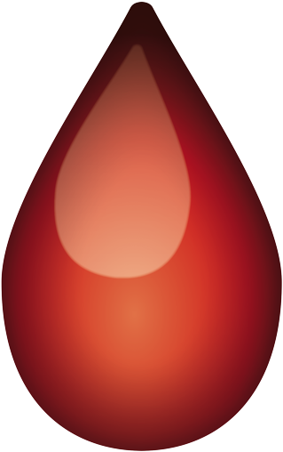 Red Drop Gradient Background PNG Image