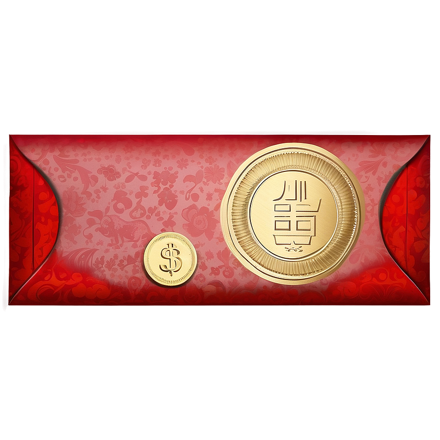 Red Envelope For Cash Gift Png 43 PNG Image