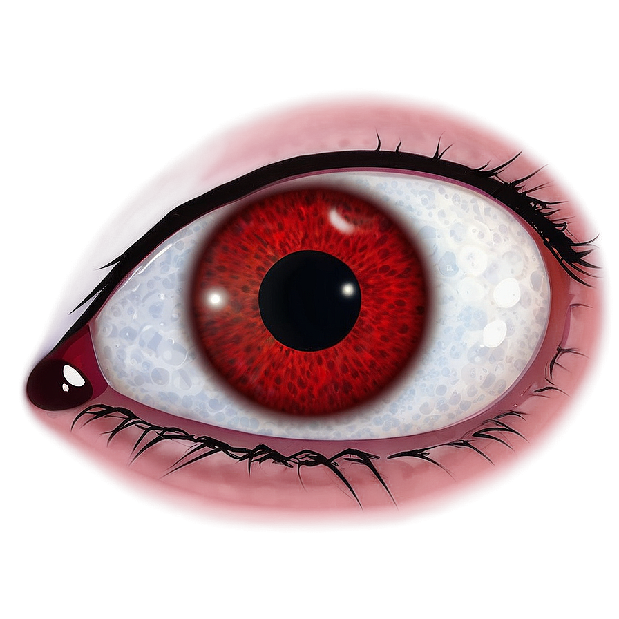 Red Eye Glow D PNG Image