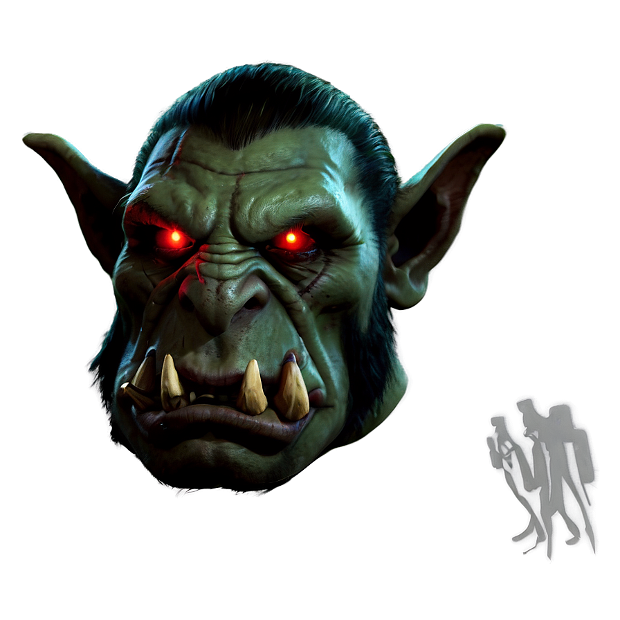 Red Eyes Orc Png 05252024 PNG Image